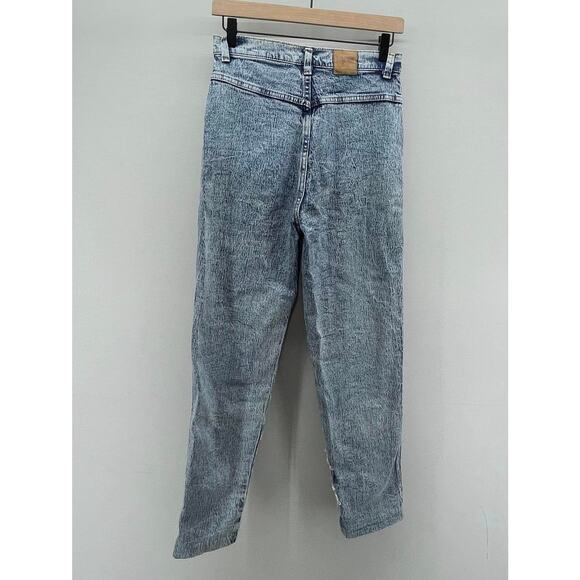 Vintage Sierra West High Rise Acid Wash Denim Handmade Lace Pearls Stars Jean - Picture 2 of 7